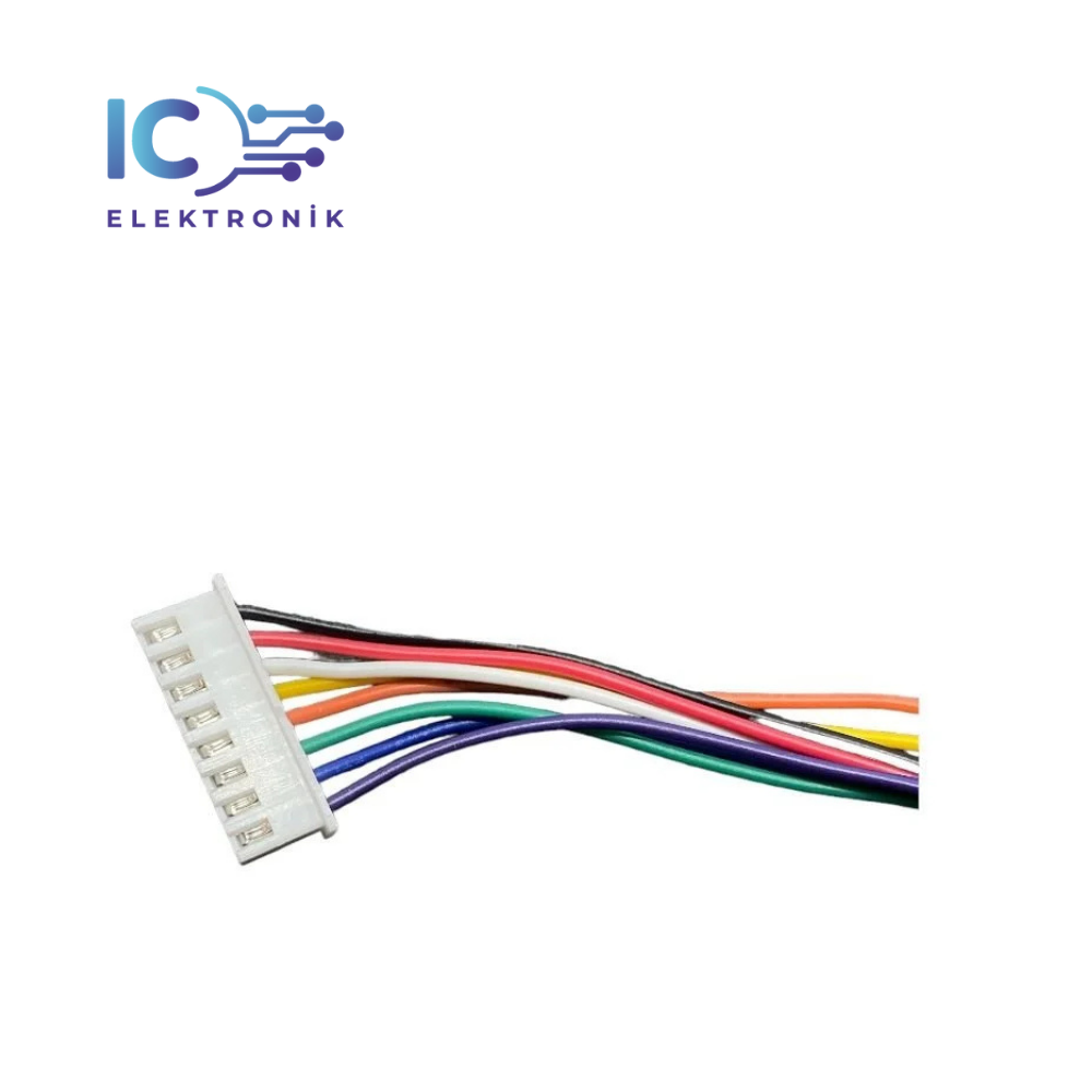 JST-XH 2.54mm 7 Pin Tek Damarlı Bağlantı Kablosu 26AWG 20cm