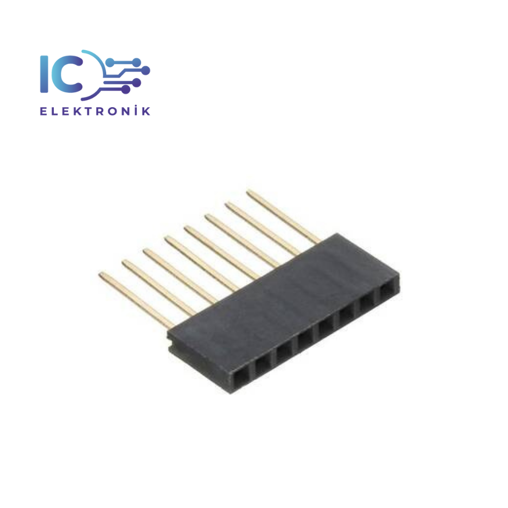 8 Pin Dişi Header - 11 mm