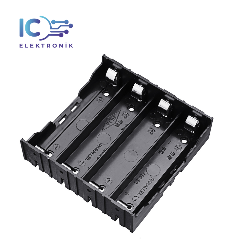 18650 Battery Box 4 (PİNLİ)