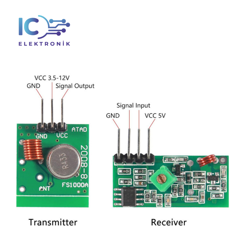 315 Mhz Alıcı Verici Devre