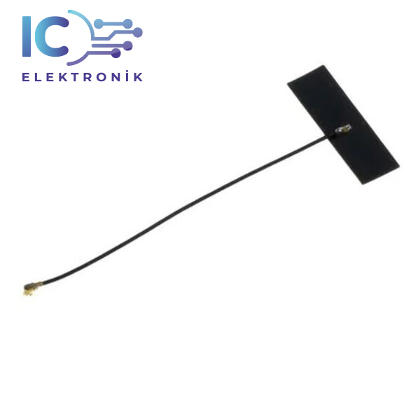 698-960MHz/1710-2700Mhz 2dBi uFL İnce Sticker Tip 42mm IPEX Anten