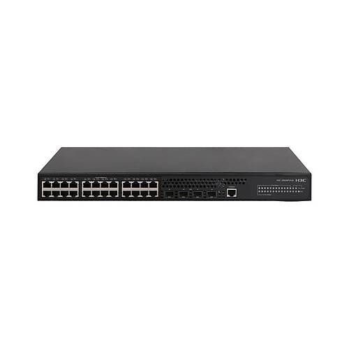H3C S5024PV3-EI 24 PORT GIGABIT + 4X1GB SFP UPLINK YÖNETİLEBİLİR L2 RACKMOUNT SWITCH(9801A1QT)