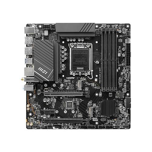 MSI PRO B760M-A WIFI DDR5 6800MHZ 2XHDMI 2XDP 2XM.2 USB 3.2 MATX 1700P (12. / 13. VE 14. NESİL İŞLEMCİ UYUMLU)