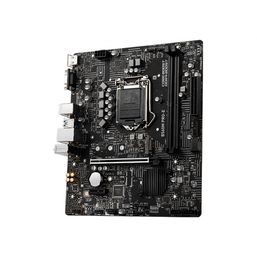 MSI B560M PRO-E DDR4 4800MHZ 1XVGA 1XHDMI 1XM.2 USB 3.2 MATX 1200P (10 VE 11. NESİL İŞLEMCİ UYUMLU)