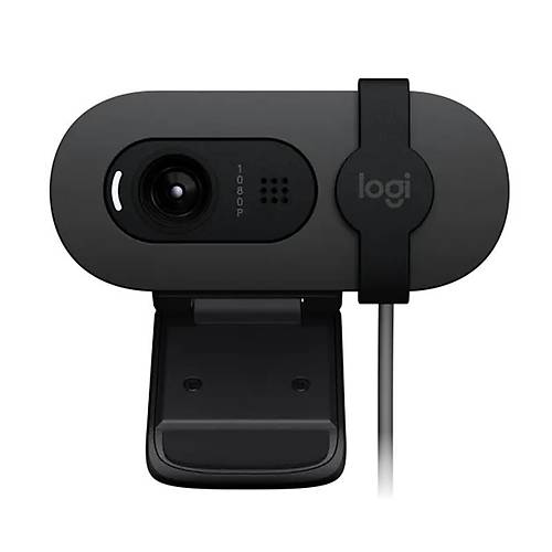 LOGITECH BRIO 100 FULL HD 1080P MİKROFONLU WEB KAMERA SİYAH 960-001585