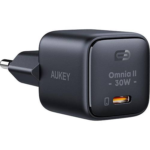 AUKEY PA-B1L-BK 30W OMNA II MN GAN TYPE-C PD ARJ ADAPTR