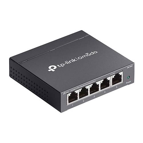 TP-LINK OMADA DS105G 5 PORT GIGABIT YNETLEMEZ METAL KASA SWITCH