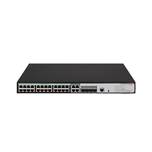 H3C 9801A40V S5120V3-28P-HPWR-LI 24 PORT GIGABIT + 4X1GB SFP 1XCONSOLE PORT YNETLEBLR 370W POE RACKMOUNT SWITCH