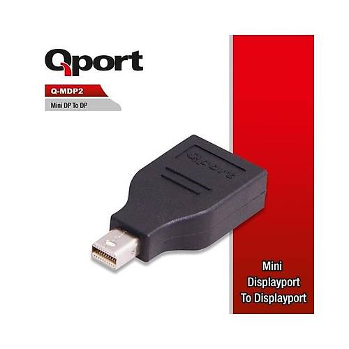 QPORT Q-MDP2 MN DSPLAY PORT ERKEK - DSPLAY PORT D EVRC