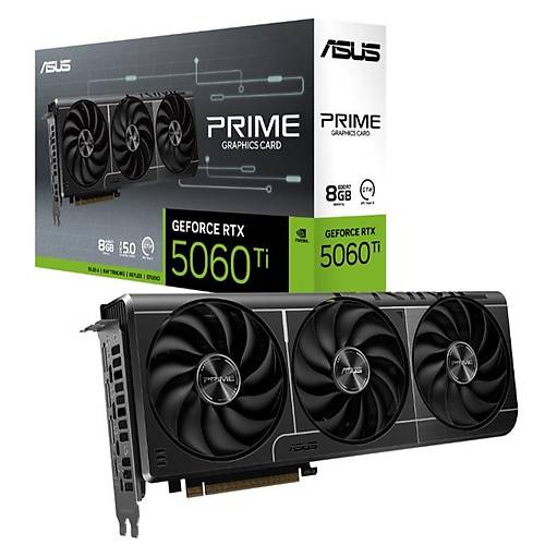 ASUS GEFORCE PRIME-RTX5060TI-8G 8GB GDDR7 128BIT 1XHDMI 3XDP EKRAN KARTI