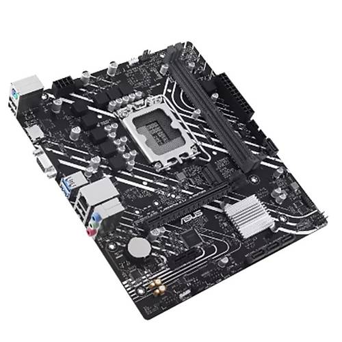 ASUS PRIME H610M-K ARGB DDR5 5600MHZ 1XVGA 1XHDMI 1XM.2 USB 3.2 MATX 1700P (12. / 13. VE 14. NESL LEMC UYUMLU)