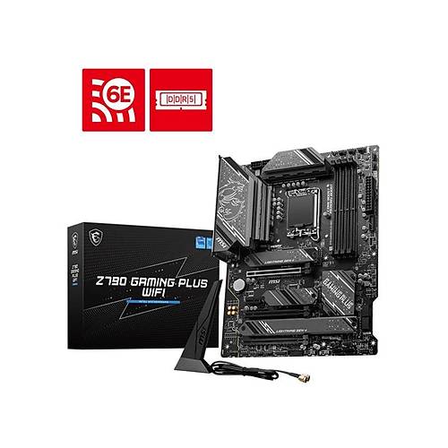 MSI Z790 GAMING PLUS WIFI DDR5 7200MHZ 1XHDMI 1XDP 4XM.2 USB 3.2 ATX 1700P (12. / 13. VE 14. NESL LEMC UYUMLU)