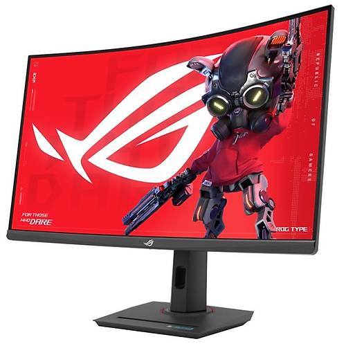 31.5 ASUS ROG STRIX XG32WCS 1MS 180MHZ 1XHDMI 1XDP 1XUSB TYPE-C QHD 2560X1440 YKSEKLK AYARI CURVED PVOT VESA SYAH