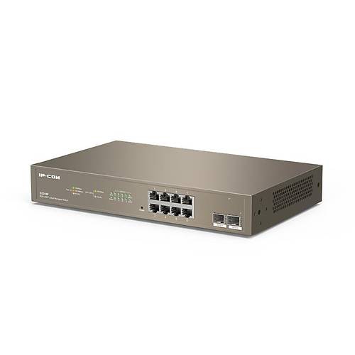 IP-COM G3310F 8 PORT GIGABIT + 2X1GB SFP UPLINK CLOUD YNETLEBLR RACKMOUNT SWITCH