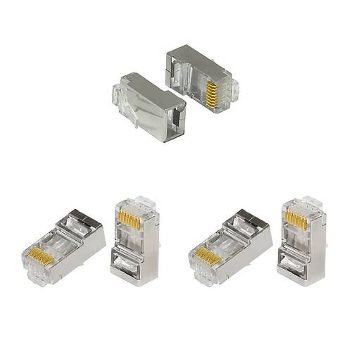 FRISBY FNW-RJ4522N RJ45 FTP CAT6 KONNEKTOR METAL 100L PAKET