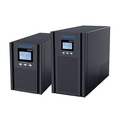 TESCOM TEOS+ 1KVA 1F/1F (2X9AH) 5/10DK LCD ONLINE UPS