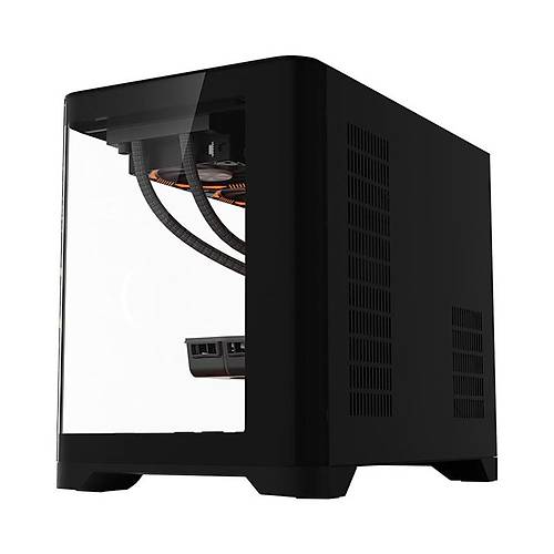 1ST PLAYER UVIEW UV6 SYAH 750W 80+ SILVER ATX 3.1 ARGB 3X12CM FAN PANORAMK TEMPERL CAM USB 3.0 M-