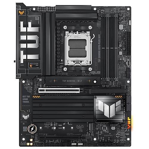 ASUS TUF GAMING X870-PLUS WIFI DDR5 8000MHZ 1XHDMI 2XUSB4 4XM.2 AM5 ATX (AMD AM5 9000/ 8000/ 7000 SER LEMC UYUMLU)