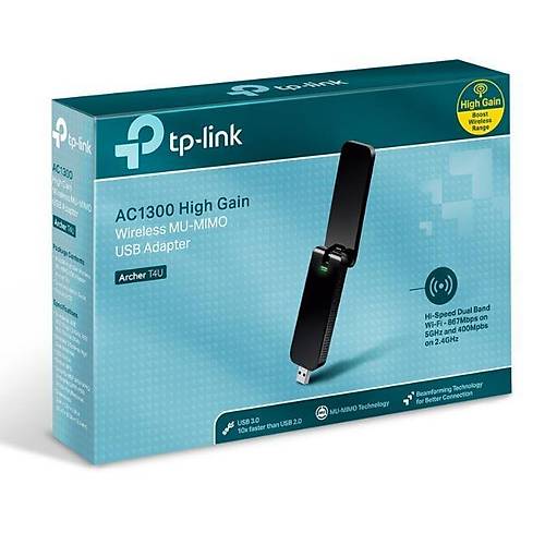 TP-LINK ARCHER T4U 1300MBPS DUAL BAND USB ADAPTOR