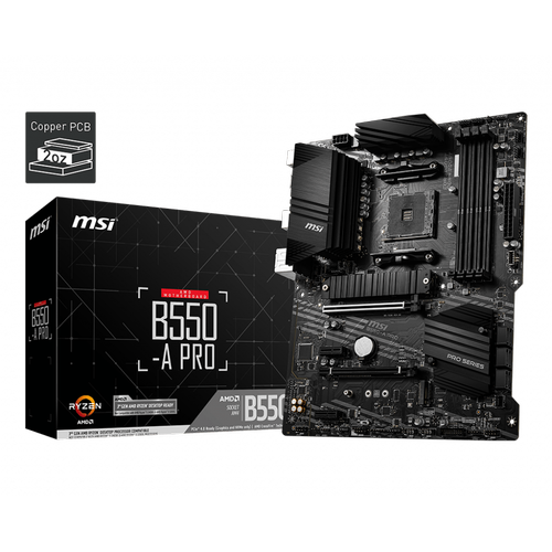 MSI B550-A PRO DDR4 3200MHZ 1XHDMI 1XDP 2XM.2 USB 3.2 ATX AM4 (3.NESL LEMC UYUMLU)