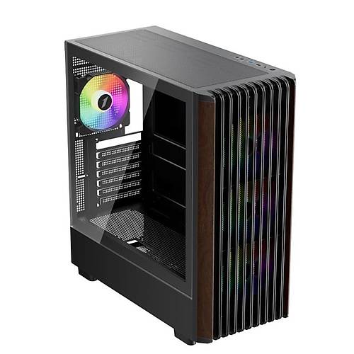 1ST PLAYER WD5 SYAH 750W 80+ SILVER ATX 3.1 ARGB 4X12CM FAN TEMPERL CAM USB 3.0 ATX KASA
