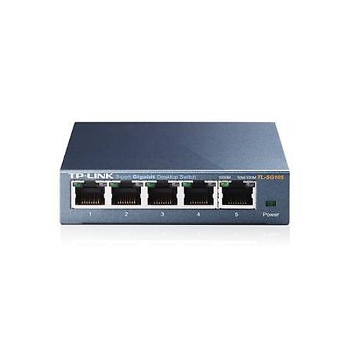 TP-LINK TL-SG105 5 PORT GIGABIT METAL KASA SWITCH