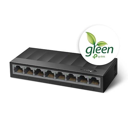 TP-LINK LS1008G 8 PORT 10/100/1000 GIGABIT PLASTK KASA SWITCH