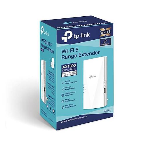 TP-LINK RE600X AX1800 KABLOSUZ WIFI MENZIL GENISLETICI