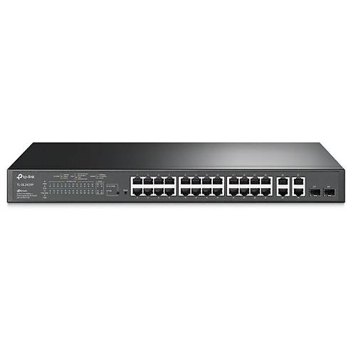 TP-LINK OMADA TL-SL2428P 24 PORT 10/100+2X1GB RJ45/SFP UPLINK COMBO 250W POE YNETLEBLR RACKMOUNT SWITCH