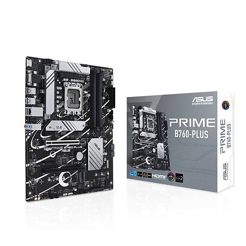 ASUS PRIME B760-PLUS DDR5 7200MHZ 1XVGA 1XHDMI 1XDP 3XM.2 USB 3.2 ATX 1700P (12. / 13. VE 14. NESL LEMC UYUMLU)