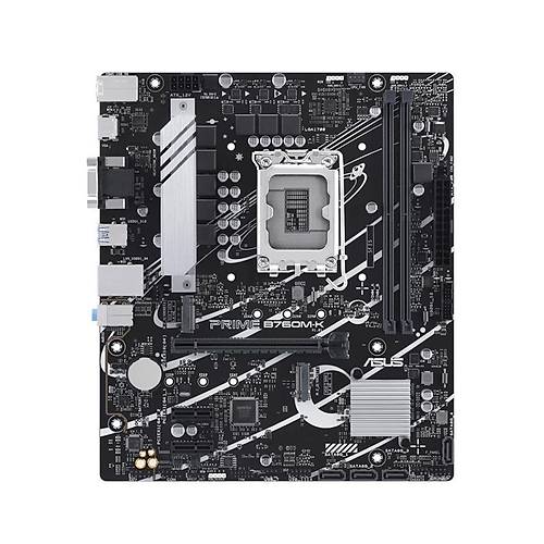 ASUS PRIME B760M-K DDR5 8000MHZ 1XVGA 1XHDMI 2XM.2 USB 3.2 MATX 1700P (12. / 13. VE 14. NESL LEMC UYUMLU)