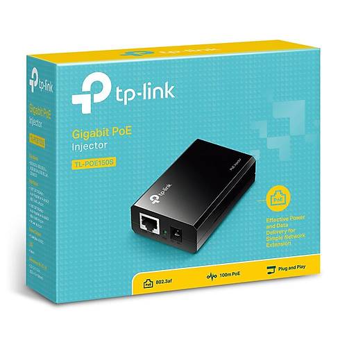 TP-LINK OMADA TL-POE150S 48VOLT 15.4WATT GIGABIT PORT POE ADAPTR