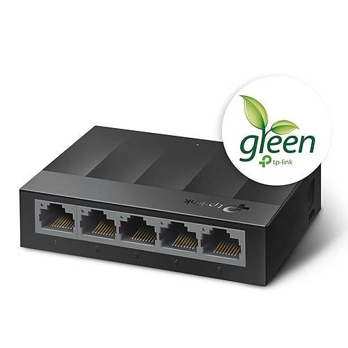 TP-LINK LS1005G 5 PORT 10/100/1000 GIGABIT PLASTK KASA SWITCH