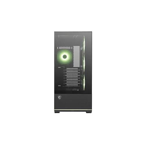 MSI MAG PANO 110R PZ 4X120MM ARGB FANLI ATX SYAH GAMING KASA