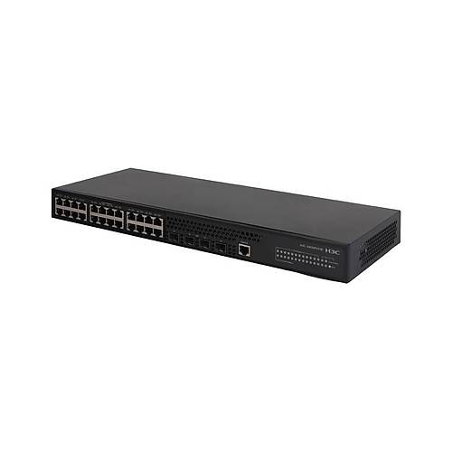 H3C S5024PV3-EI 24 PORT GIGABIT + 4X1GB SFP UPLINK YNETLEBLR L2 RACKMOUNT SWITCH(9801A1QT)