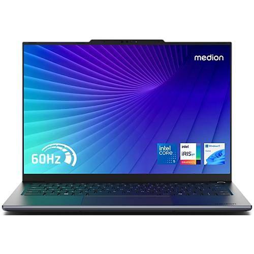 Medion Signium 14 S1 MD600002 Core 5 120U 16GB 512GB 14'' OLED W11H  3 Yl Garanti, OLED 2.8K 120Hz, 16GB DDR4