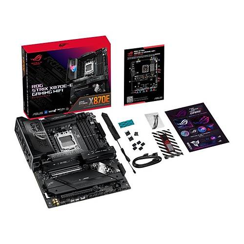 ASUS ROG CROSSHAIR X870E HERO DDR5 8000MHZ 1XHDMI 1XDP 4XM.2 AM5 ATX (AMD 9000/8000/7000 SER LEMC UYUMLU)