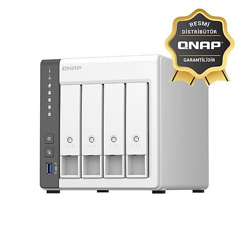 QNAP TS-433-4GB RAM 4 HDD YUVALI TOWER NAS (RESM DSTRBTR GARANTL)