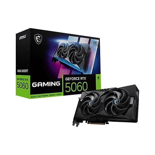 MSI GEFORCE RTX5060 8G GAMING OC 8GB GDDR7 128BIT 1XHDMI 3XDP EKRAN KARTI