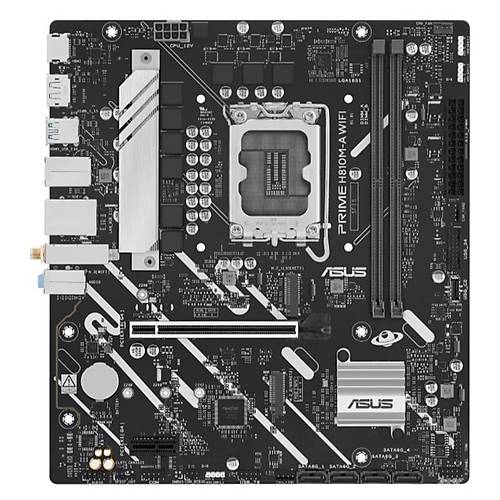 ASUS PRIME H810M-A WIFI DDR5 6400MHZ 1XHDMI 1XDP 2XM.2 USB 3.2 MATX 1851P (INTEL ULTRA PROCESSORS SERIES 2)