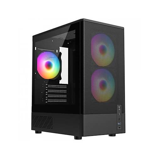 FRISBY FC-8975B 550W 3X120 RGB FAN GAMNG SYAH KASA