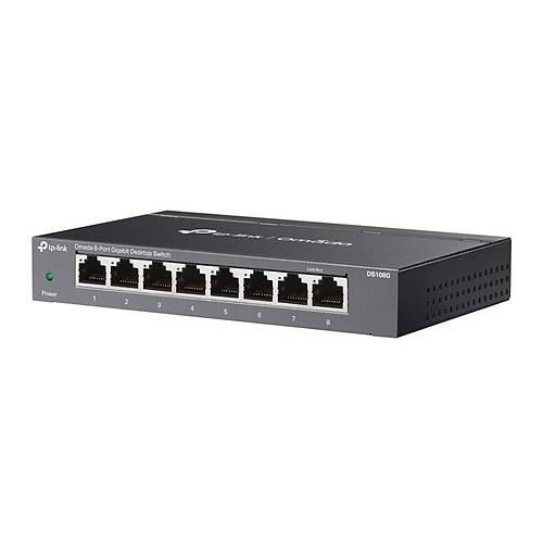 TP-LINK OMADA DS108G 8 PORT GIGABIT MASAST METAL KASA SWITCH