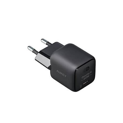 AUKEY PA-B1T-BK 20W OMNA II MN GAN PD QC 3.0 TYPE C HIZLI ARJ ADAPTR