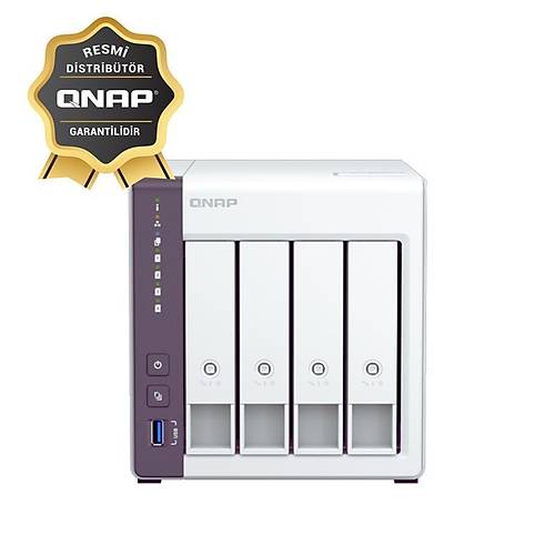 QNAP TS-433-4GB RAM 4 HDD YUVALI TOWER NAS (RESM DSTRBTR GARANTL)