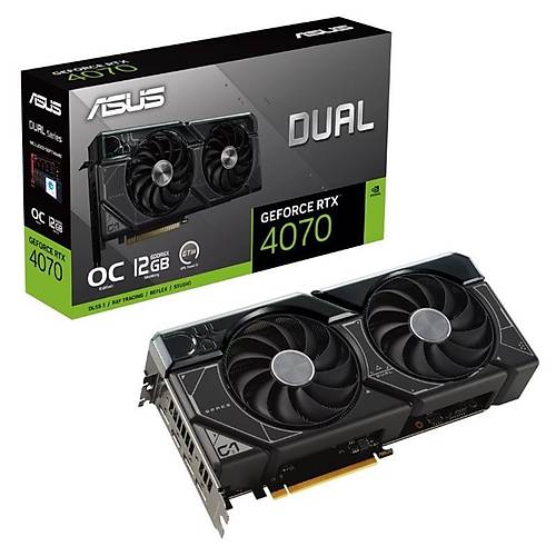 ASUS GEFORCE DUAL-RTX4070-O12G 12GB GDDR6X 192BIT 1XHDMI 3XDP EKRAN KARTI