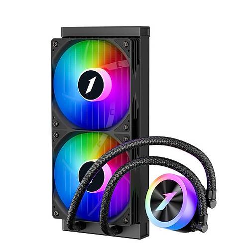 1ST PLAYER THUNDERSTORM TS1 240MM SYAH ARGB AM5 / LGA1700 LEMC SIVI SOUTUCU