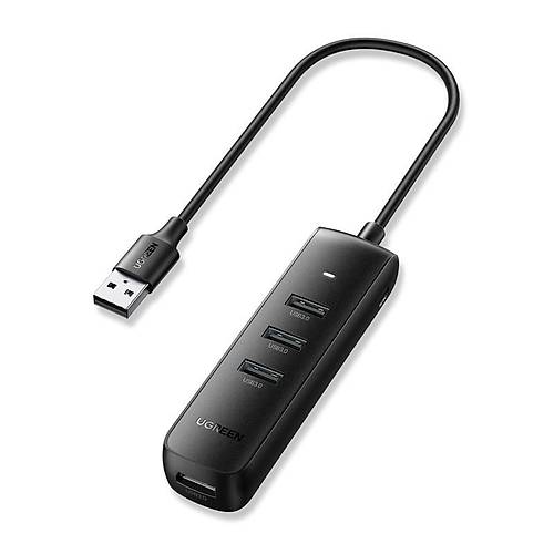 UGREEN USB 3.0 4-PORT HUB 0.25MT SYAH 10915