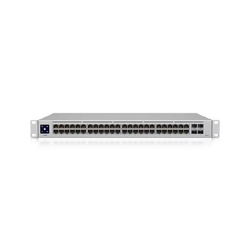 UBNT USW-48-POE 48 PORT GIGABIT + 4X1GB SFP UPLINK 195W POE YNETLEBLR RACKMOUNT SWITCH