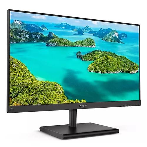 23.8 PHILIPS 245E1S/00 IPS 4MS 75MHZ 1XVGA 1XHDMI 1XDP QUAD 2560X1440 FREESYNC FLICKER-FREE VESA SYAH