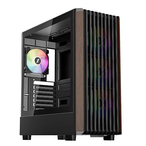 1ST PLAYER WD5 SYAH 750W 80+ SILVER ATX 3.1 ARGB 4X12CM FAN TEMPERL CAM USB 3.0 ATX KASA